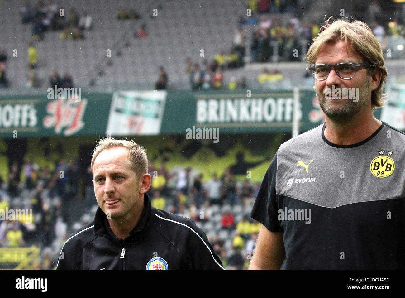 Dortmund, Germany. 18th Aug, 2013. Dortmund's head coach Juergen Klopp ...