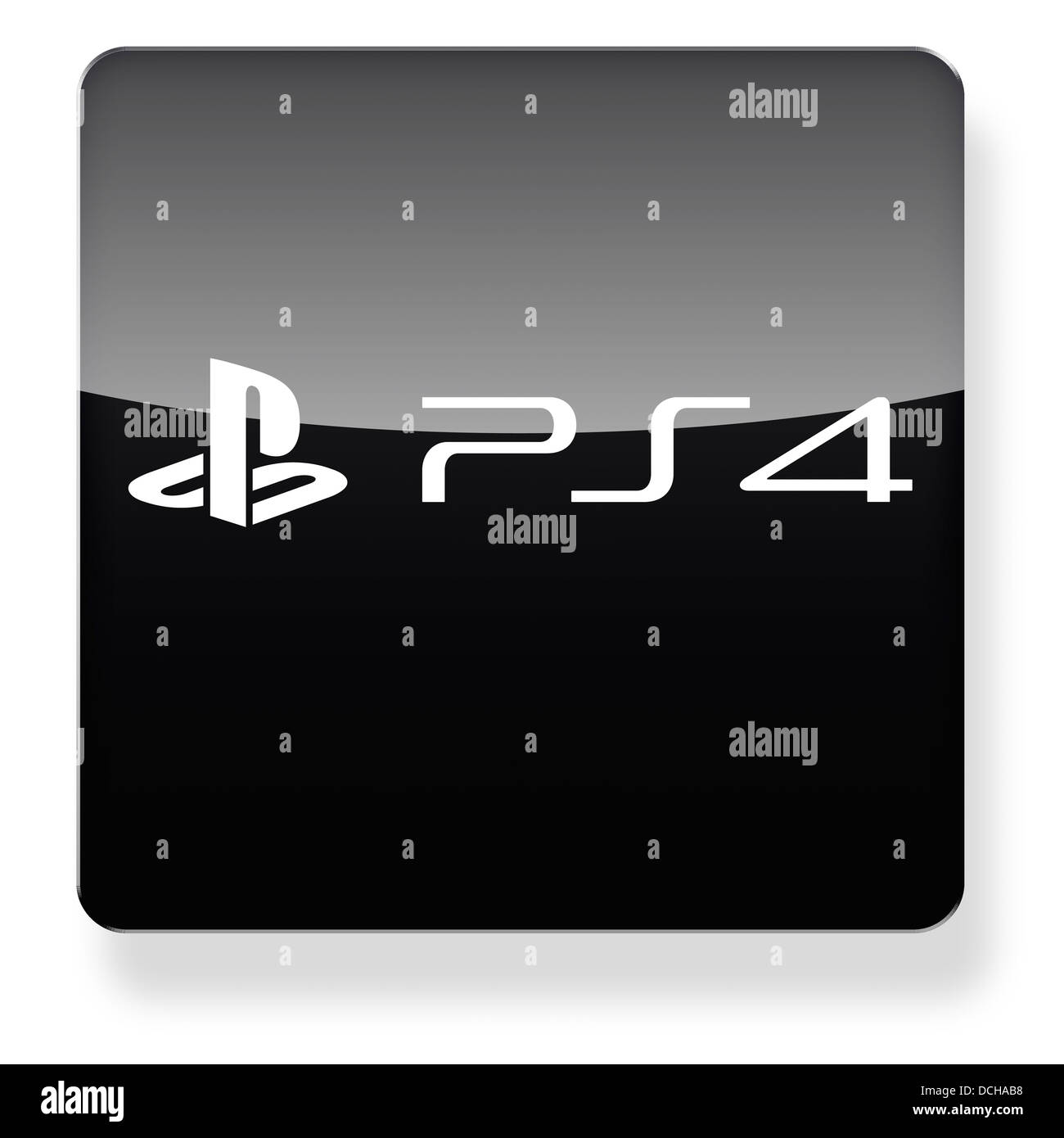 Playstation 4 PS4 logo an app icon. Clipping path included Photo - Alamy