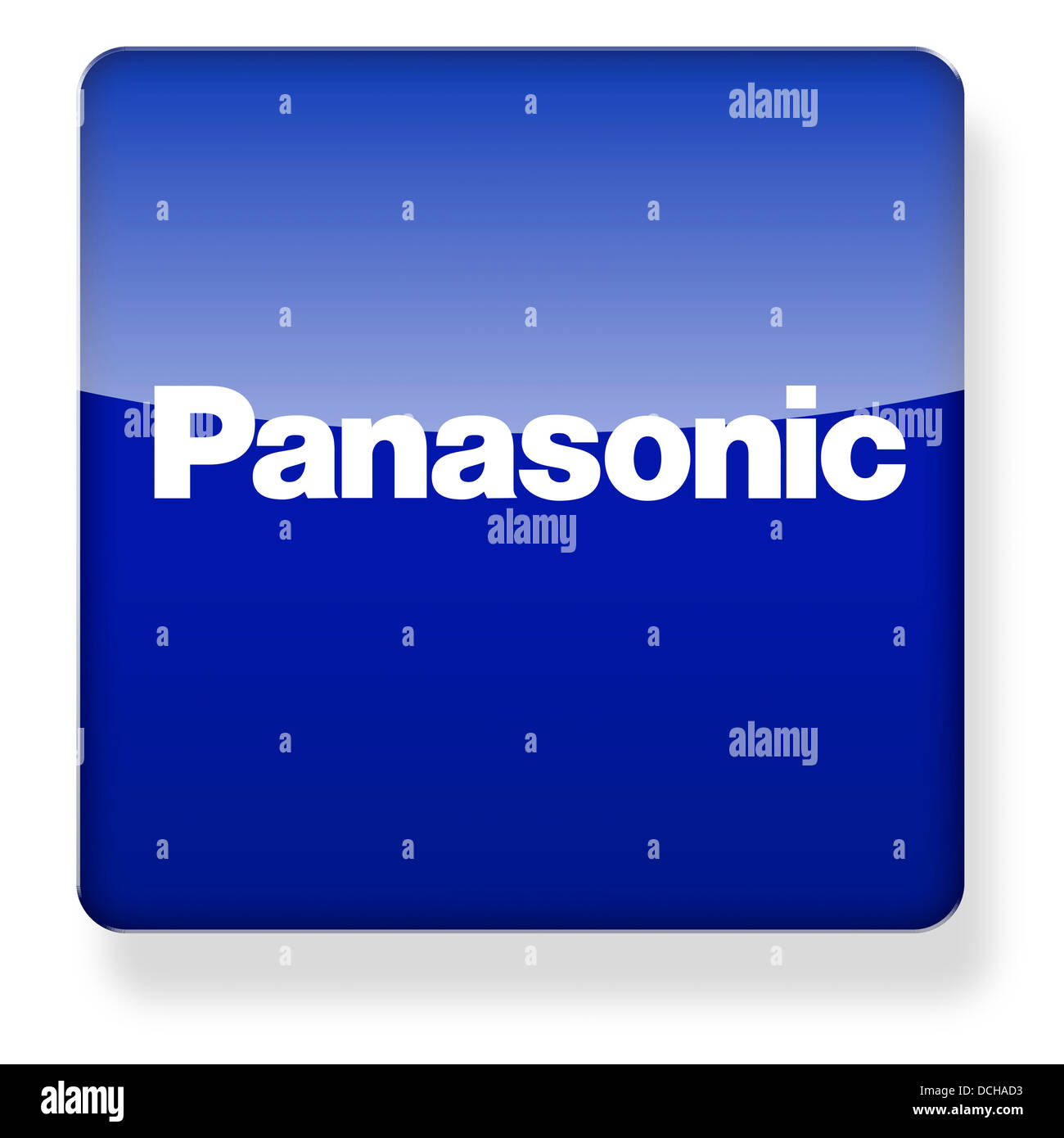 Panasonic logo as an app icon. Clipping path included Stock Photo - Alamy