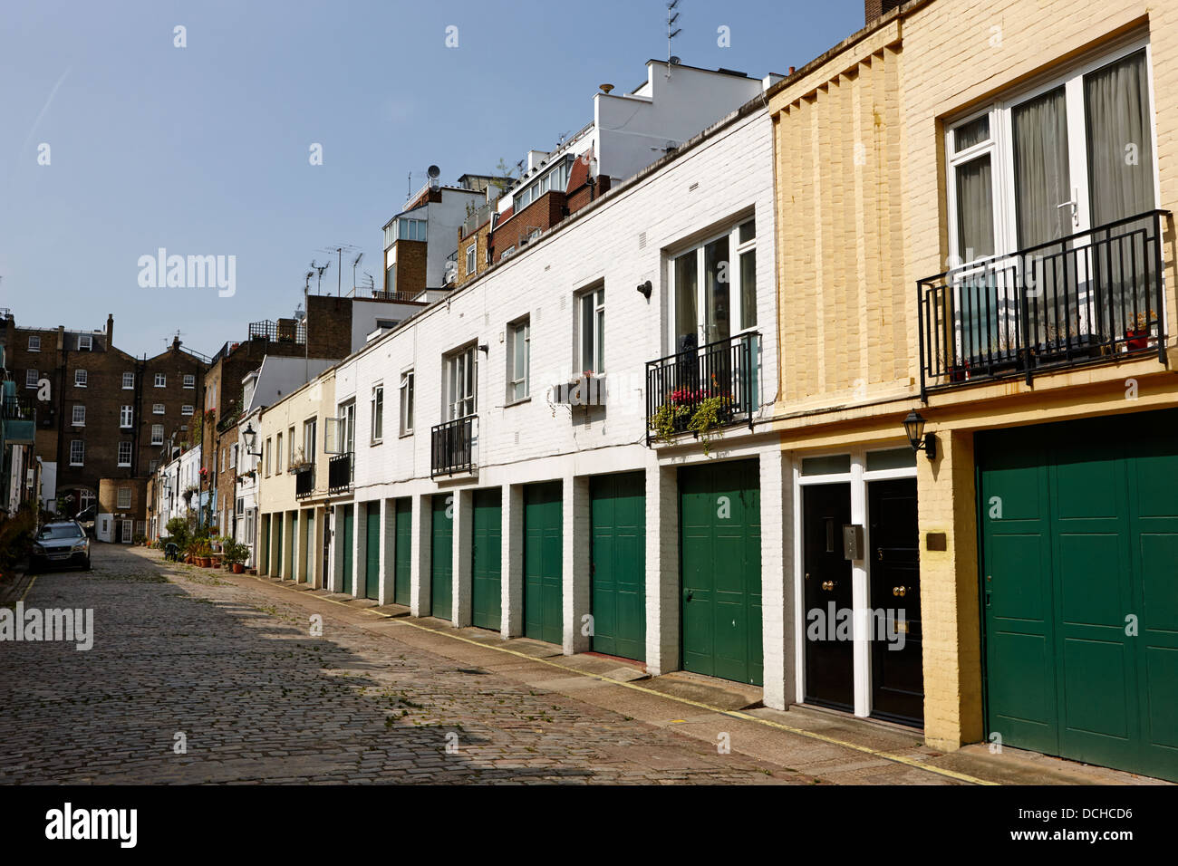 converted upbrook mews former victorian stables London England UK Stock Photo