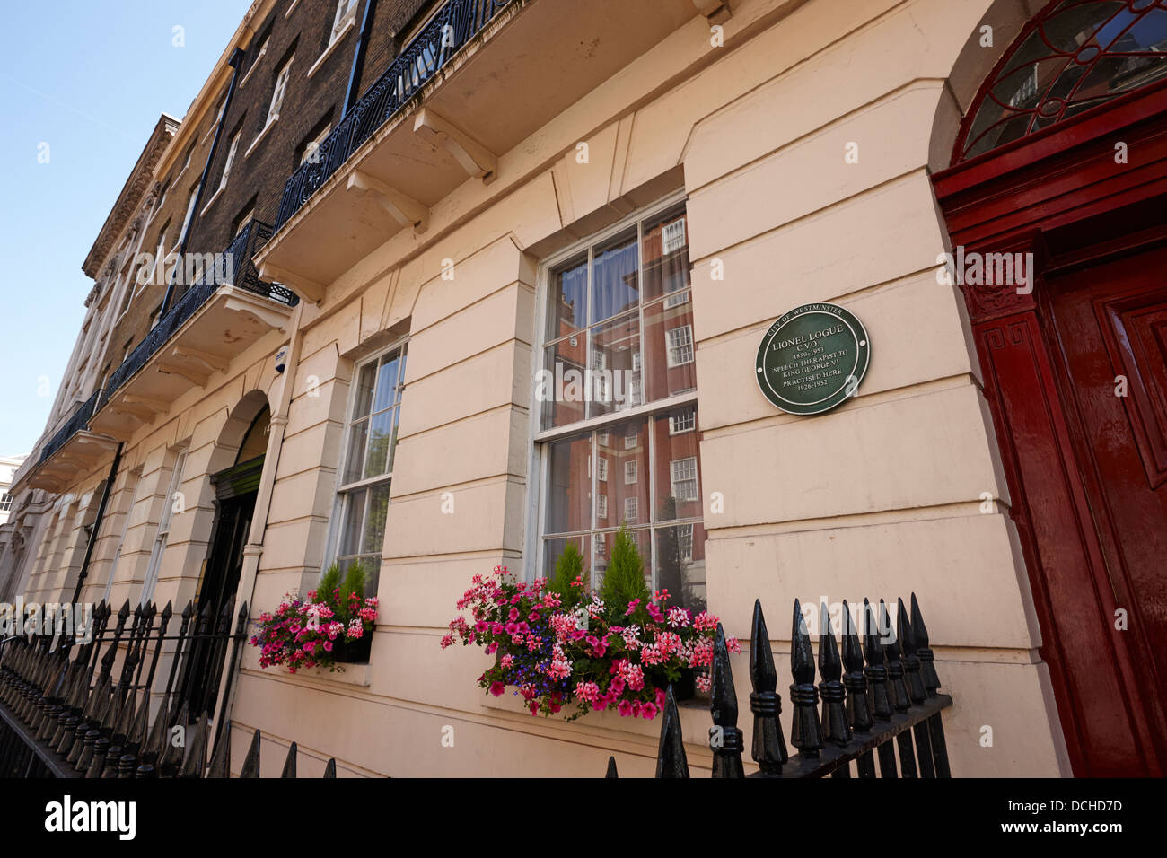 146 harley street previously the practise of lionel logue of the kings speech fame London England UK Stock Photo