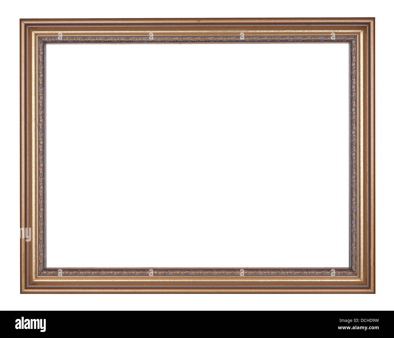 Frame - gold picture frame Stock Photo