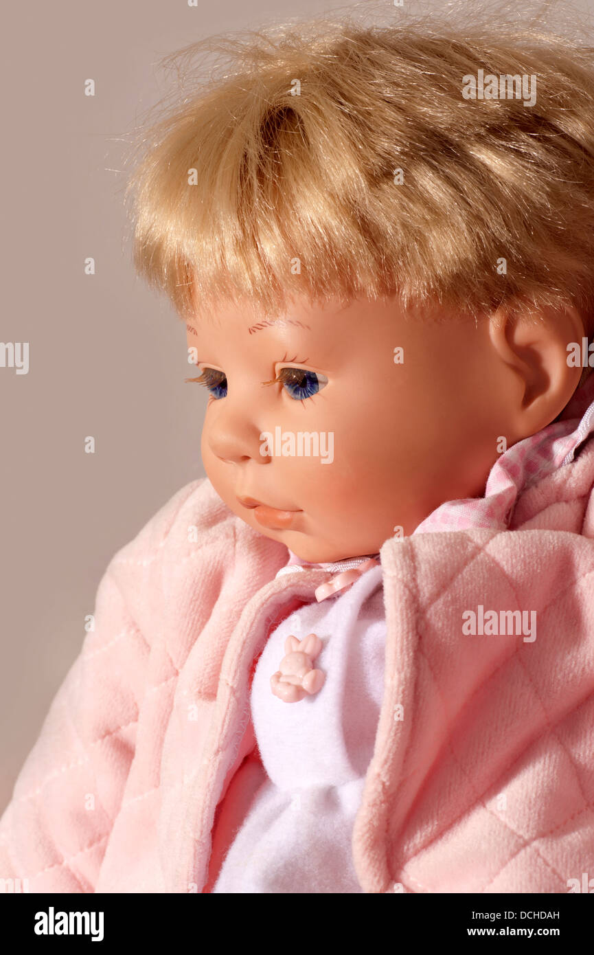 Doll - toy, young boy Stock Photo