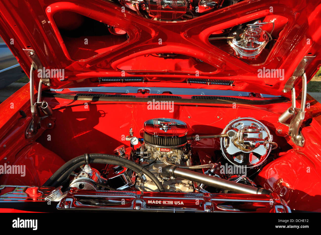 Engine of a 1969 Chevrolet Chevelle SS Stock Photo
