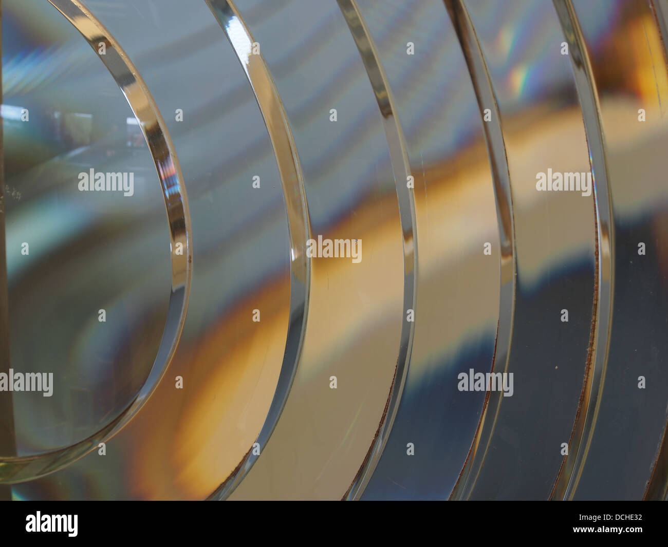 Lighthouse mirrors glass Stock Photo Alamy
