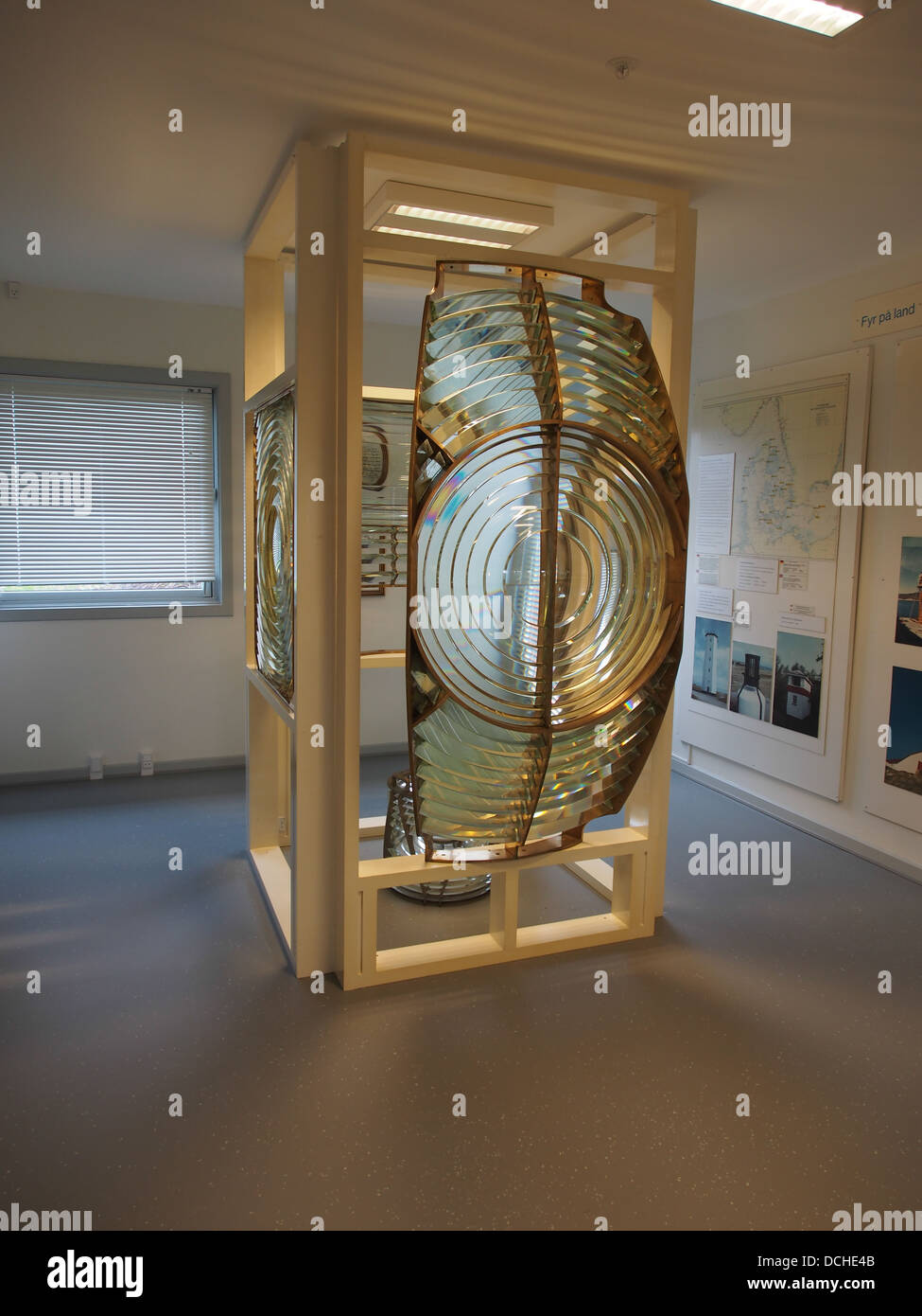 Lighthouse mirrors glass Stock Photo Alamy