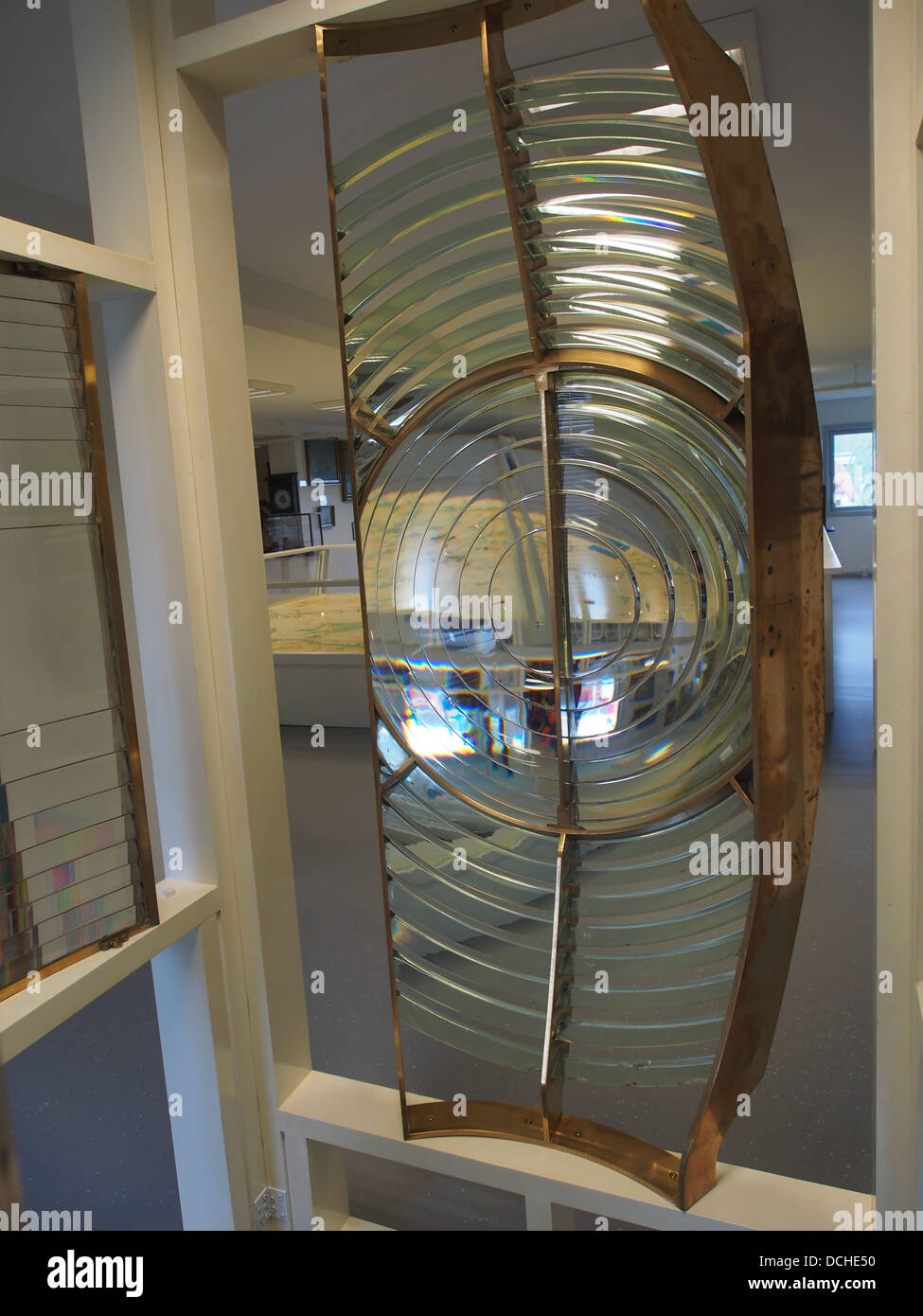 Lighthouse mirrors glass Stock Photo Alamy