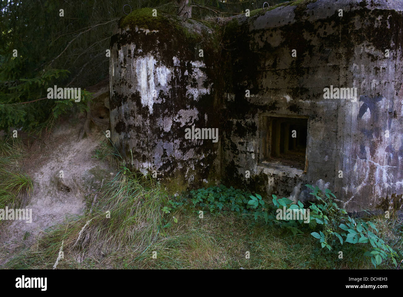 Pfaffenschlag archeological site of medieval village near Slavonice, Czech Republic Stock Photo