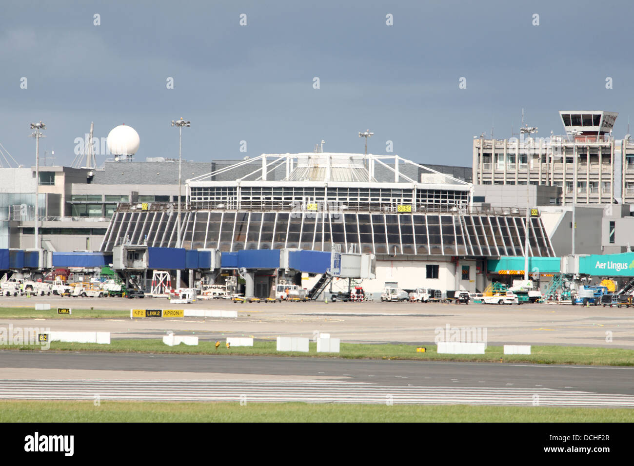 Dublin Airport terminal Stock Photo