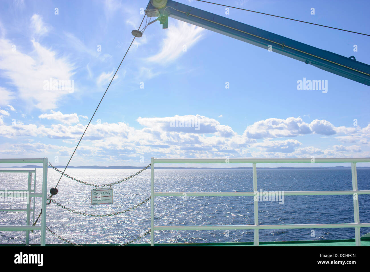 Grand Manan Ferry running to Grand Manan Island in the Bay of Fundy