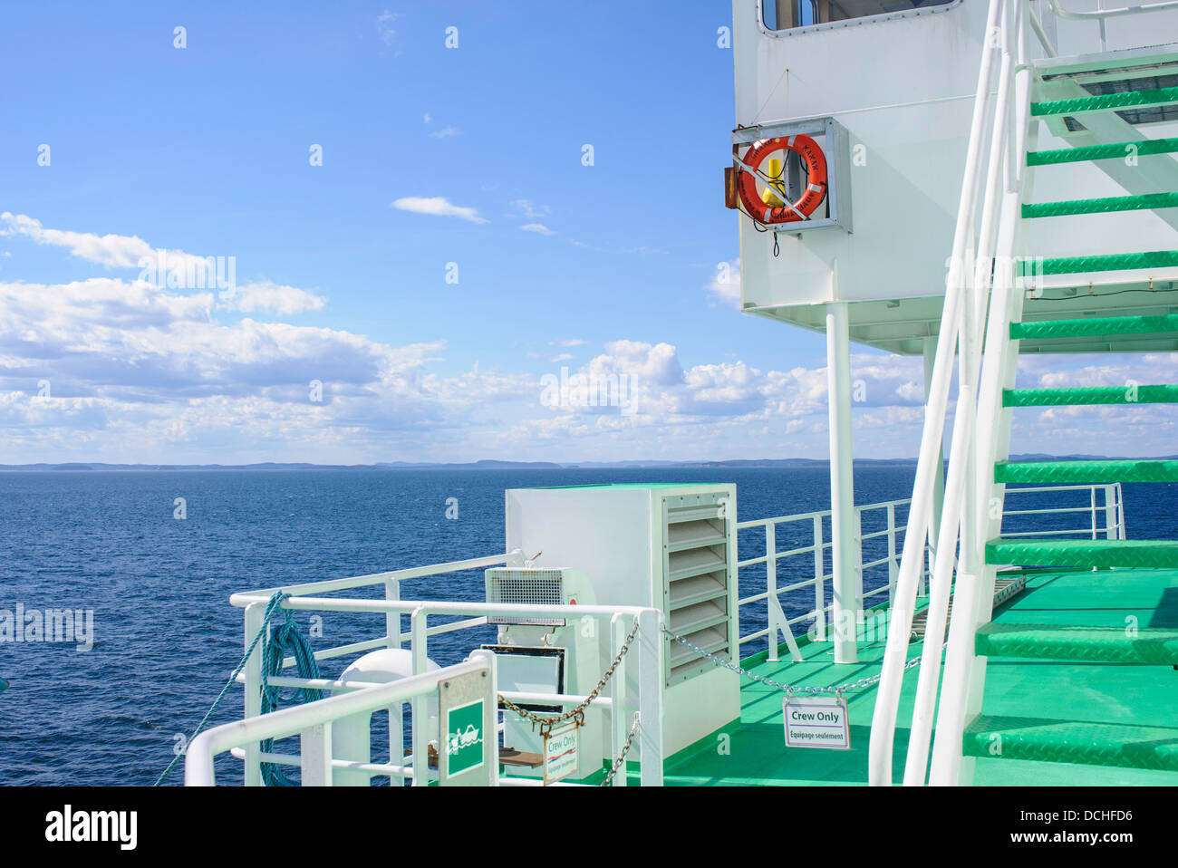 Grand Manan Ferry running to Grand Manan Island in the Bay of Fundy