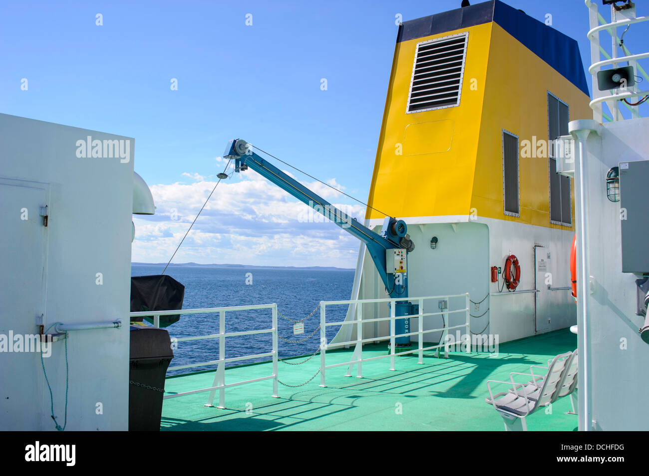 Grand Manan Ferry running to Grand Manan Island in the Bay of Fundy