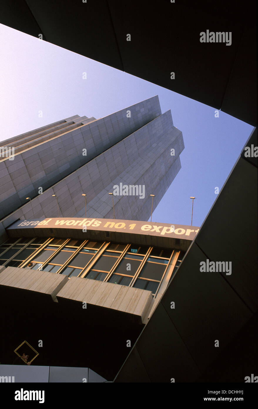 Exterior of the Israel Diamond Exchange (IDE) in the city of Ramat Gan