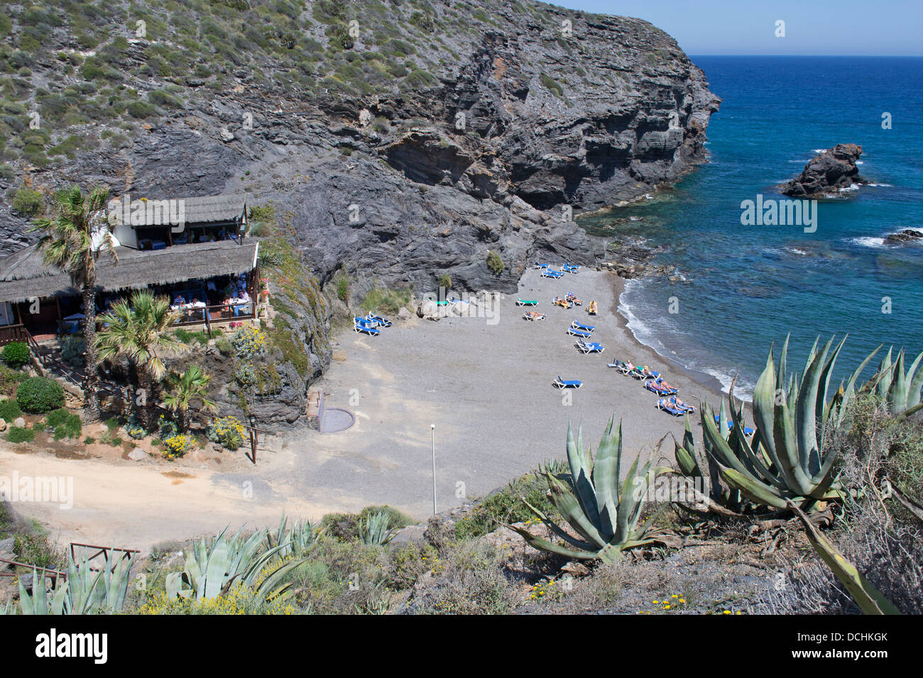 La Cala Restaurant, La Manga Club Resort, Costa Calida, Spain Stock Photo