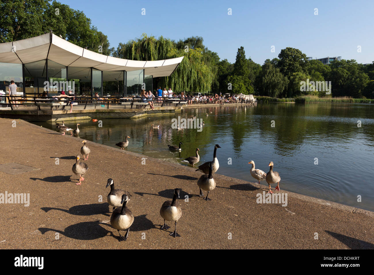 Serpentine lake - Hyde Park - London Stock Photo