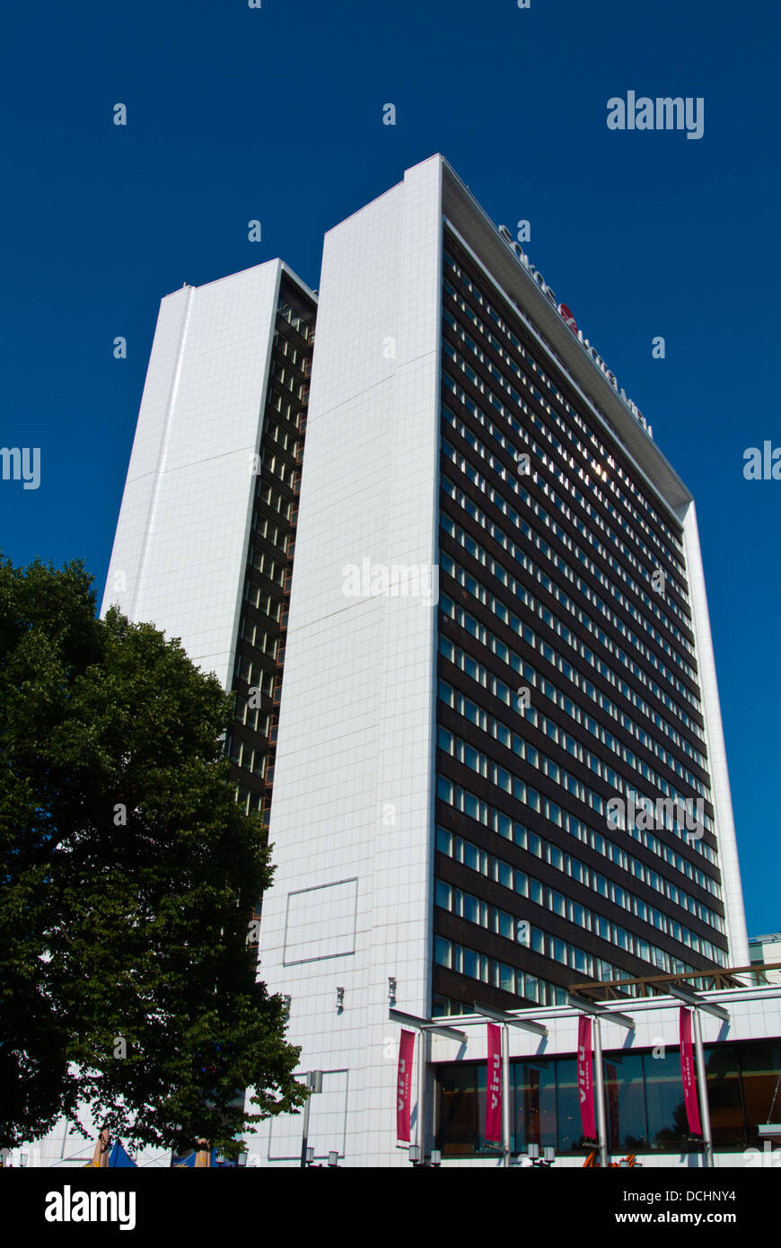 Viru hotel (1972) the first international standard hotel in Tallinn Estonia the Baltics Europe Stock Photo