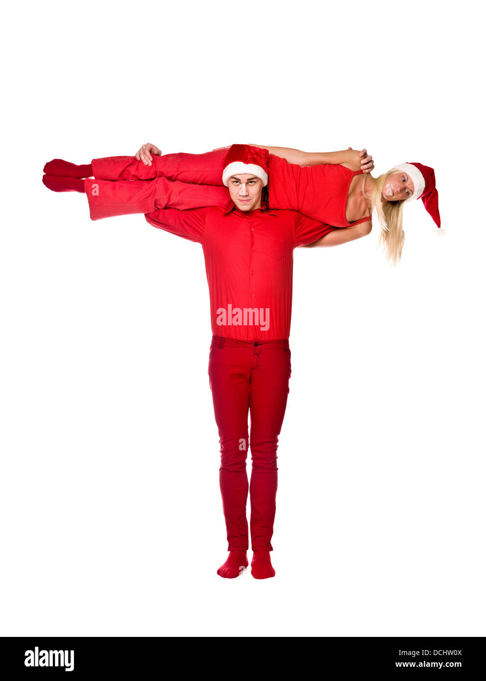Elfs Forming The Letter T Stock Photo - Alamy