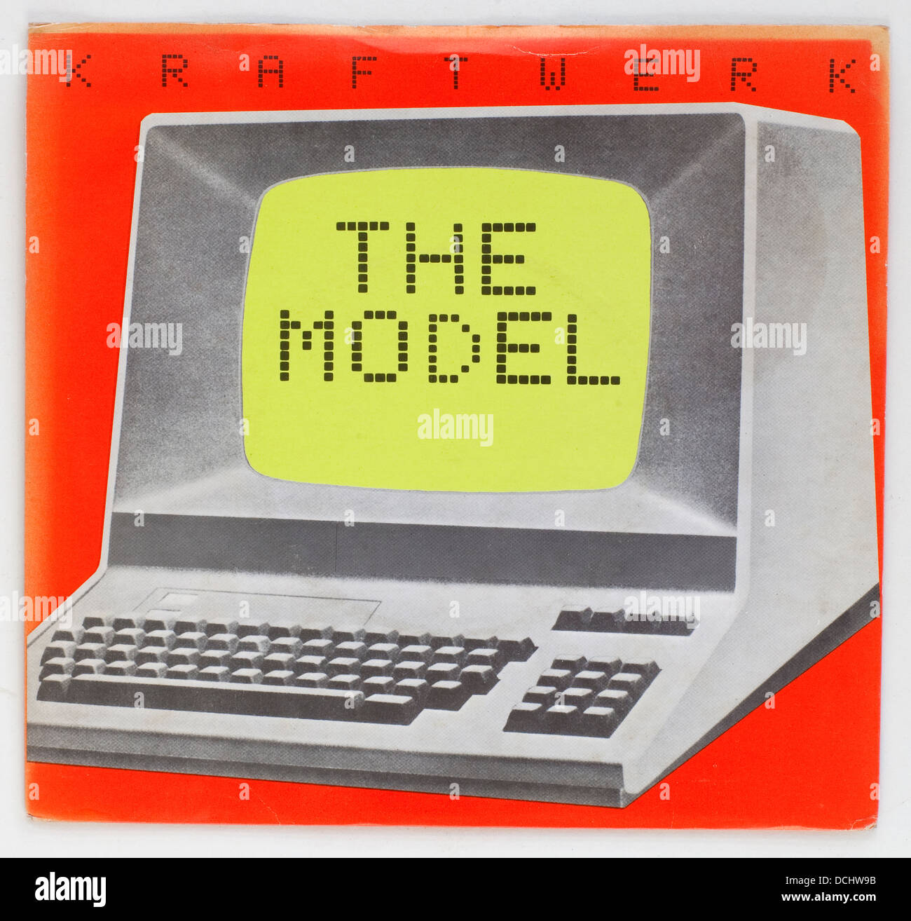 Kraftwerk - The Model, 1978 picture cover single on EMI Stock Photo