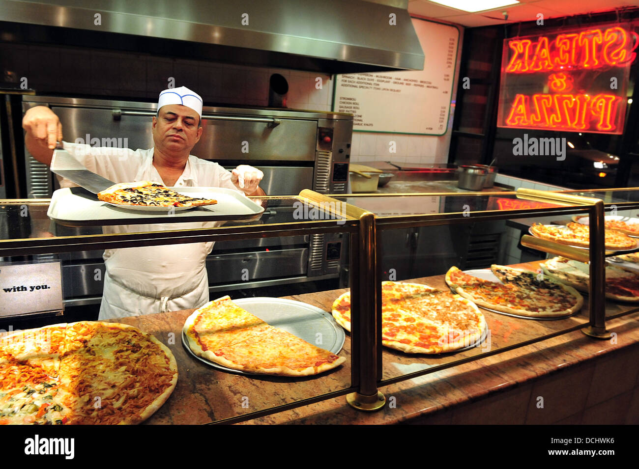 Pizza Restaurant New York Stock Photos & Pizza Restaurant New York