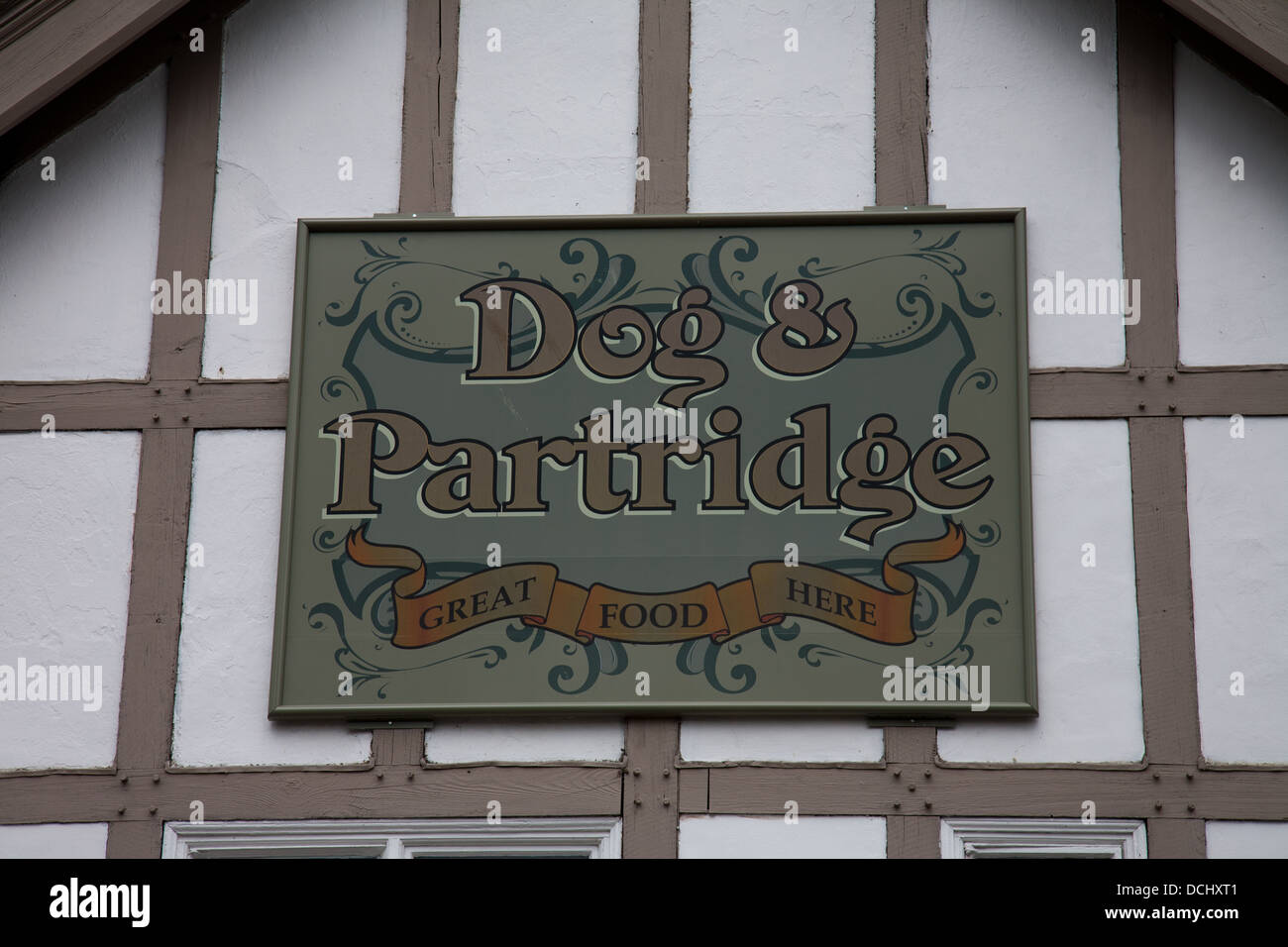 Dog & Partridge Inn Yateley Hampshire Stock Photo Alamy