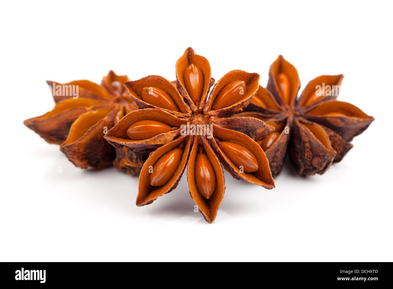 Whole Star Anise isolated on white background Stock Photo Alamy