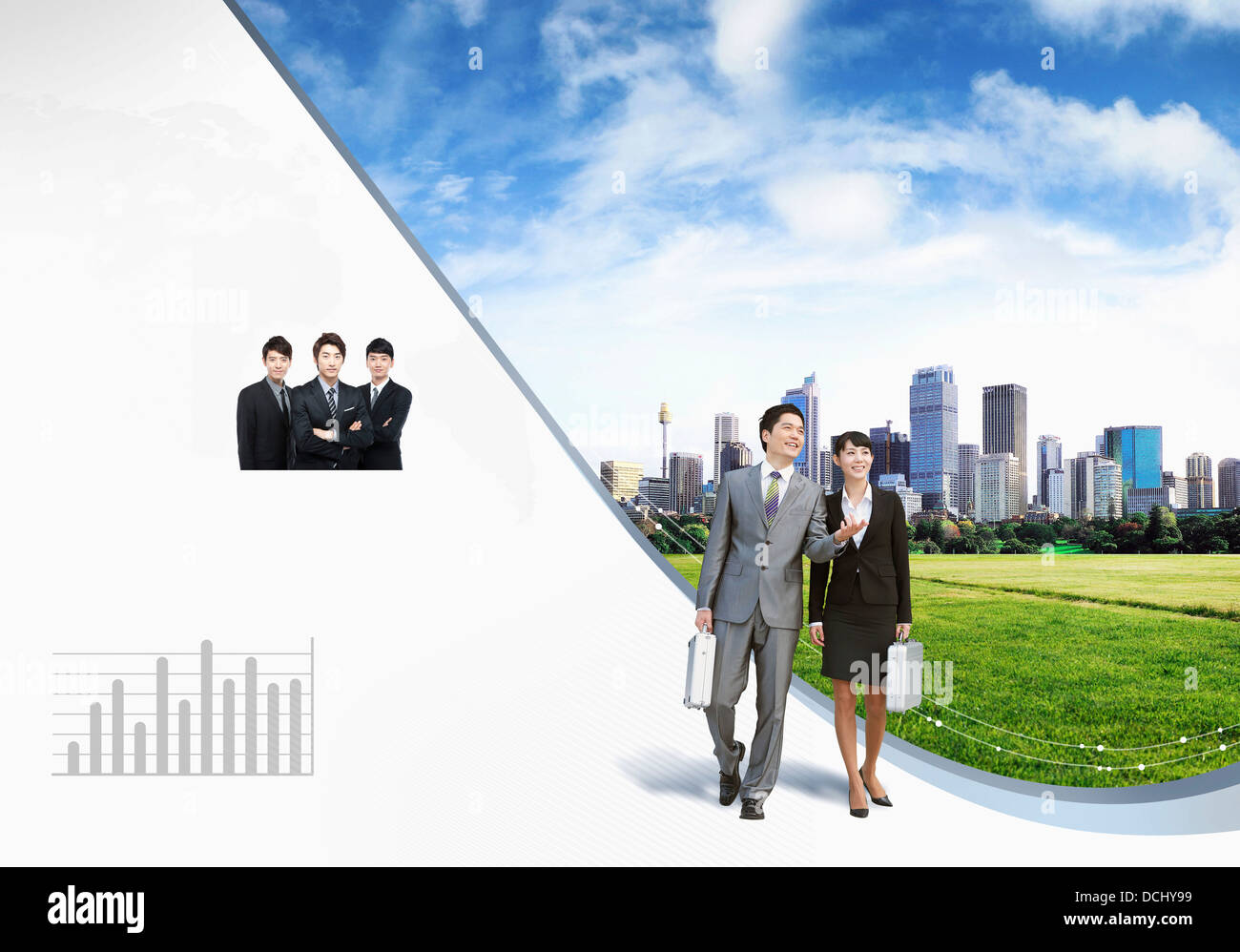 two business people walking Stock Photo - Alamy