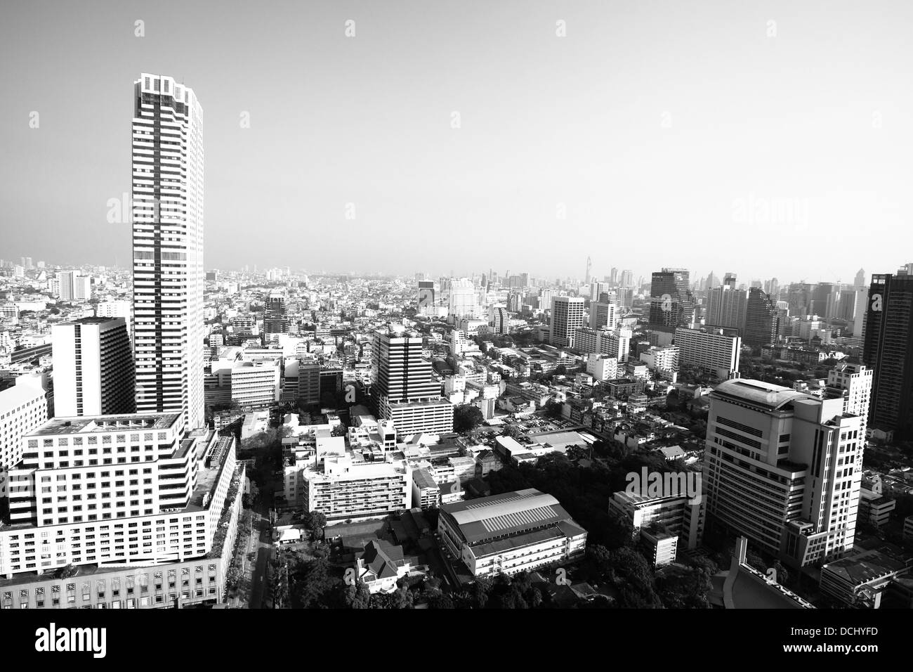Bangkok, Thailand (black and white photo) Stock Photo