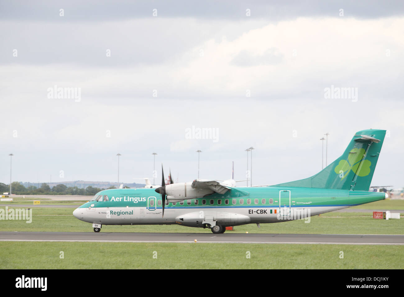 Aer lingus plane at dublin airport Stock Photo Alamy