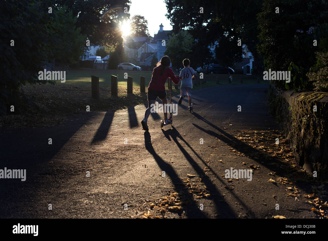 children on scooters, active, activity, background, balance, child, culture, equipment, fun, game, girl, isolated, leisure, Stock Photo