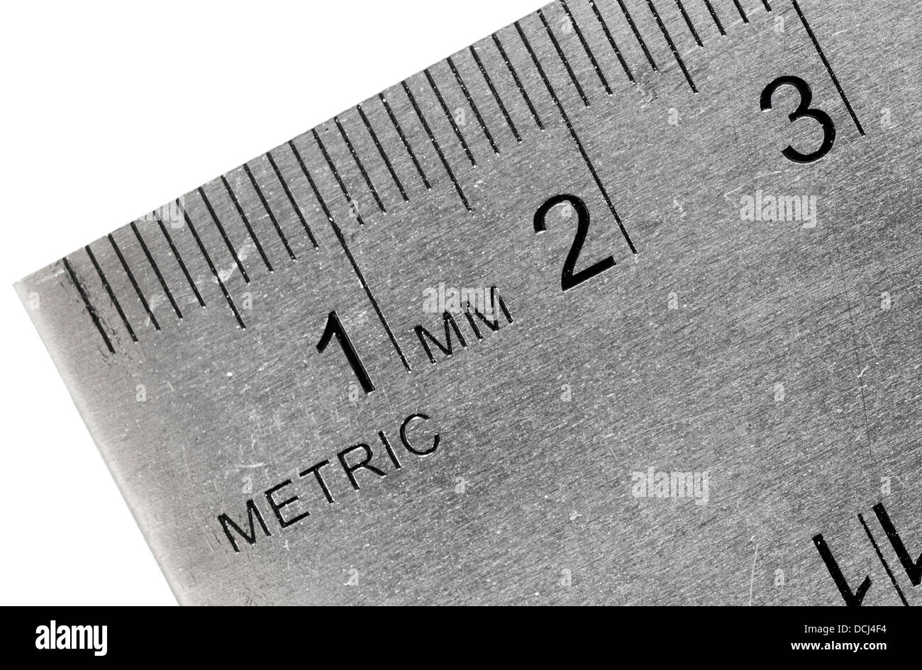 a millimeter ruler Stock Photo - Alamy