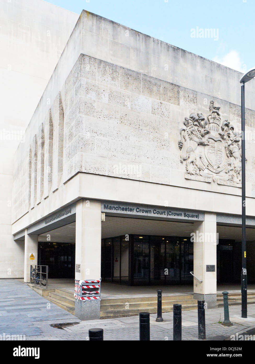 Manchester Crown Court, Crown Square Spinningfields Manchester UK Stock