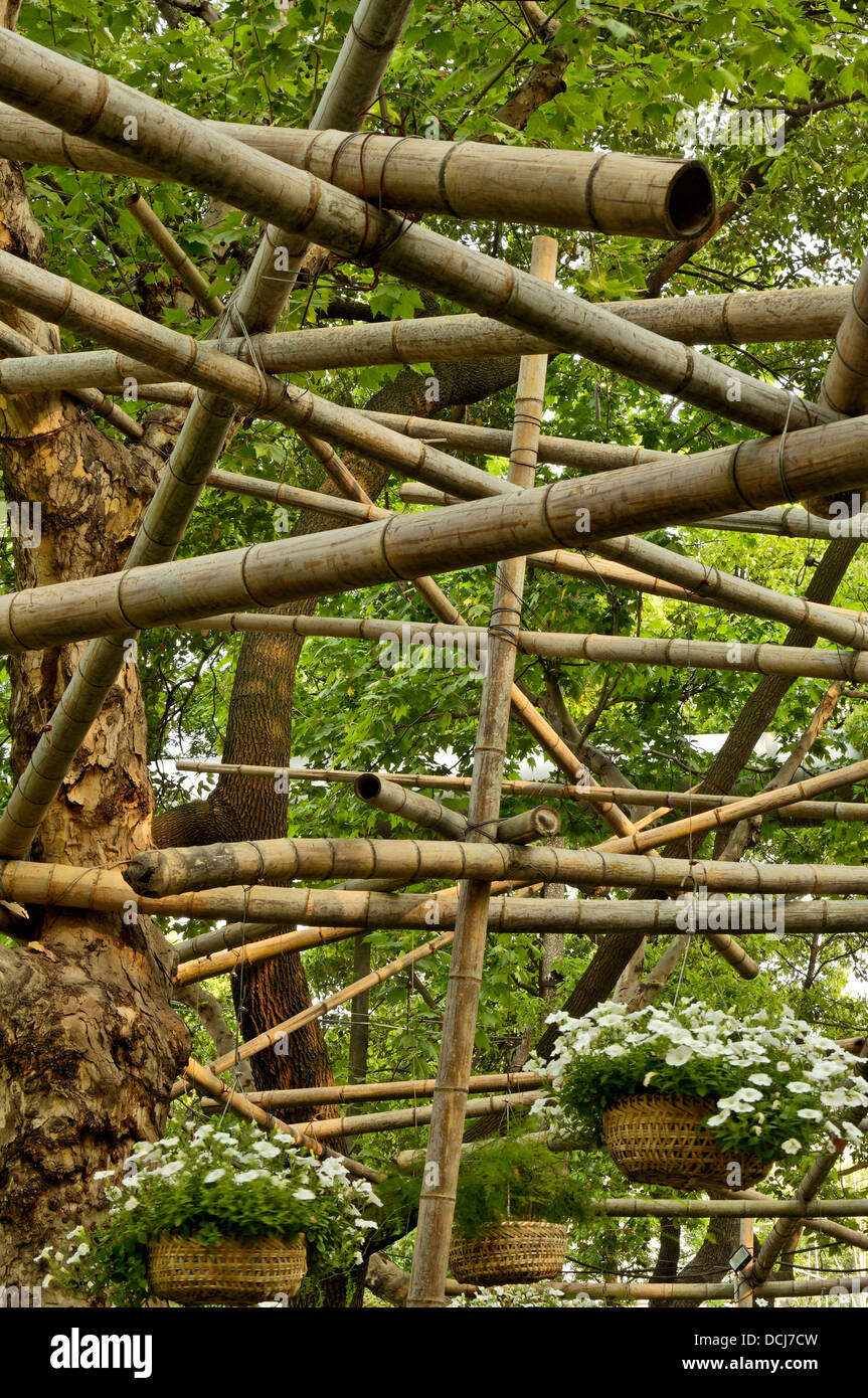 Office complex including garden restaurant and new buildings of Taiwanese architect and designer