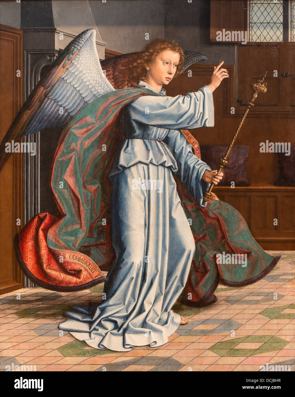 16th century  -  The Annunciation, 1506 - Gerard David  Philippe Sauvan-Magnet / Active Museum Oil on wood Stock Photo