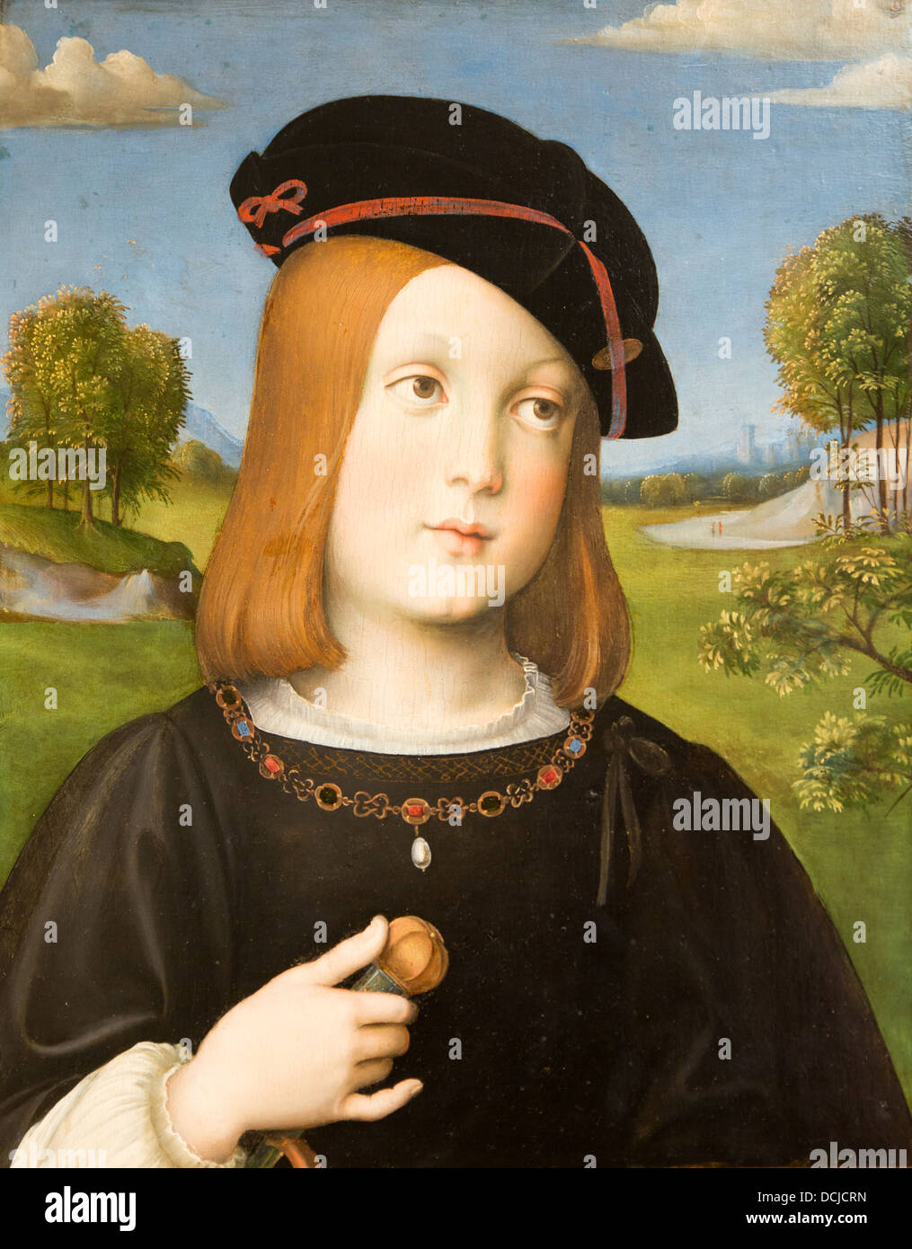 16th century  -  Frederigo Gonzaga, 1510 - Francesco Francia Philippe Sauvan-Magnet / Active Museum Stock Photo