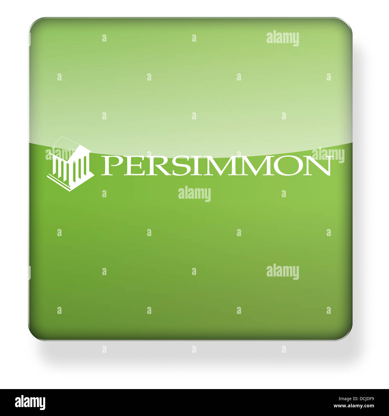 Persimmon homes logo as an app icon. Clipping path included Stock Photo ...