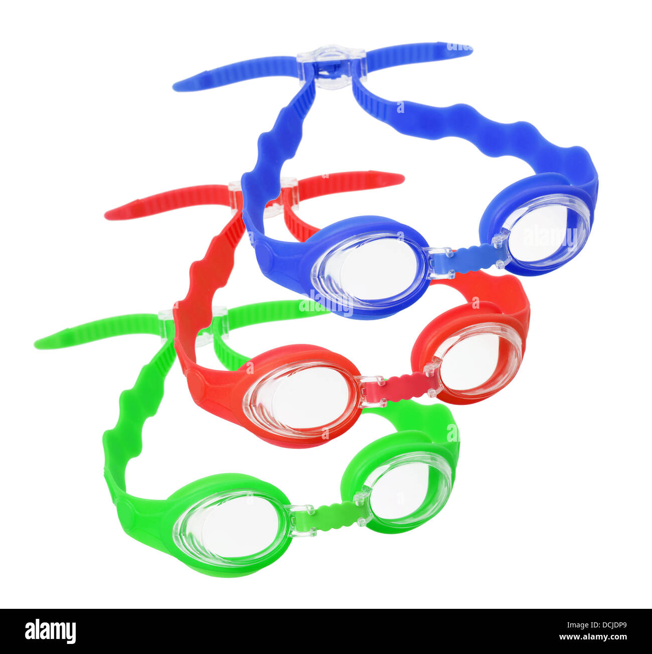 Kids Swimming Goggles Stock Photo Alamy