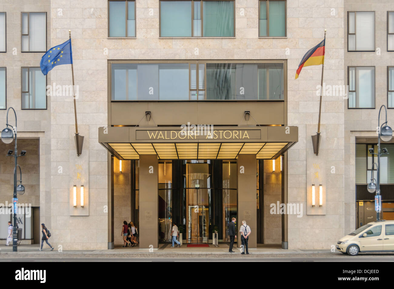 Entrance of the Waldorf Astoria Hotel Berlin Germany Stock Photo Alamy