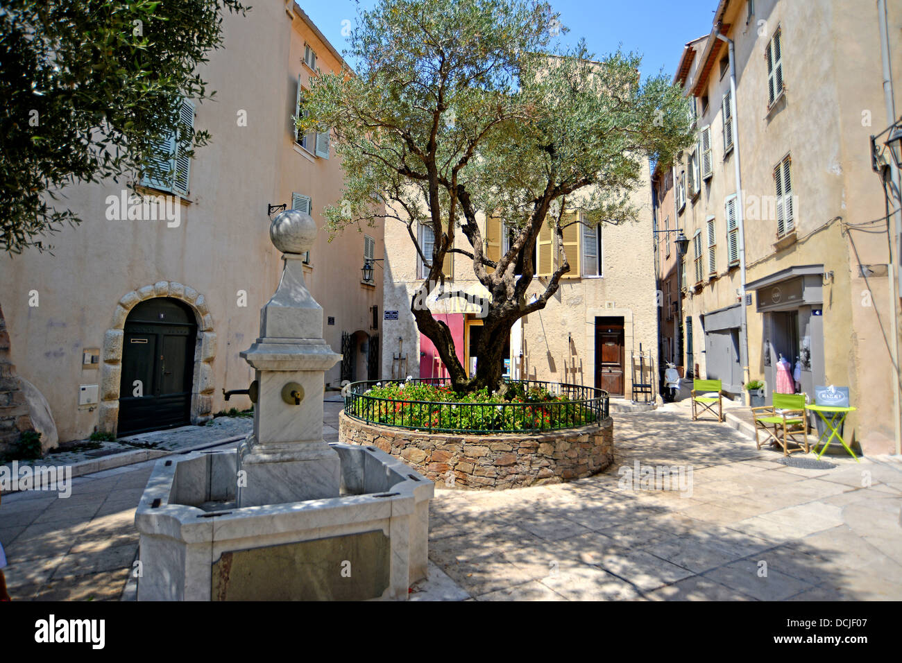 square Saint-Tropez Var Cote d'Azur France Stock Photo - Alamy