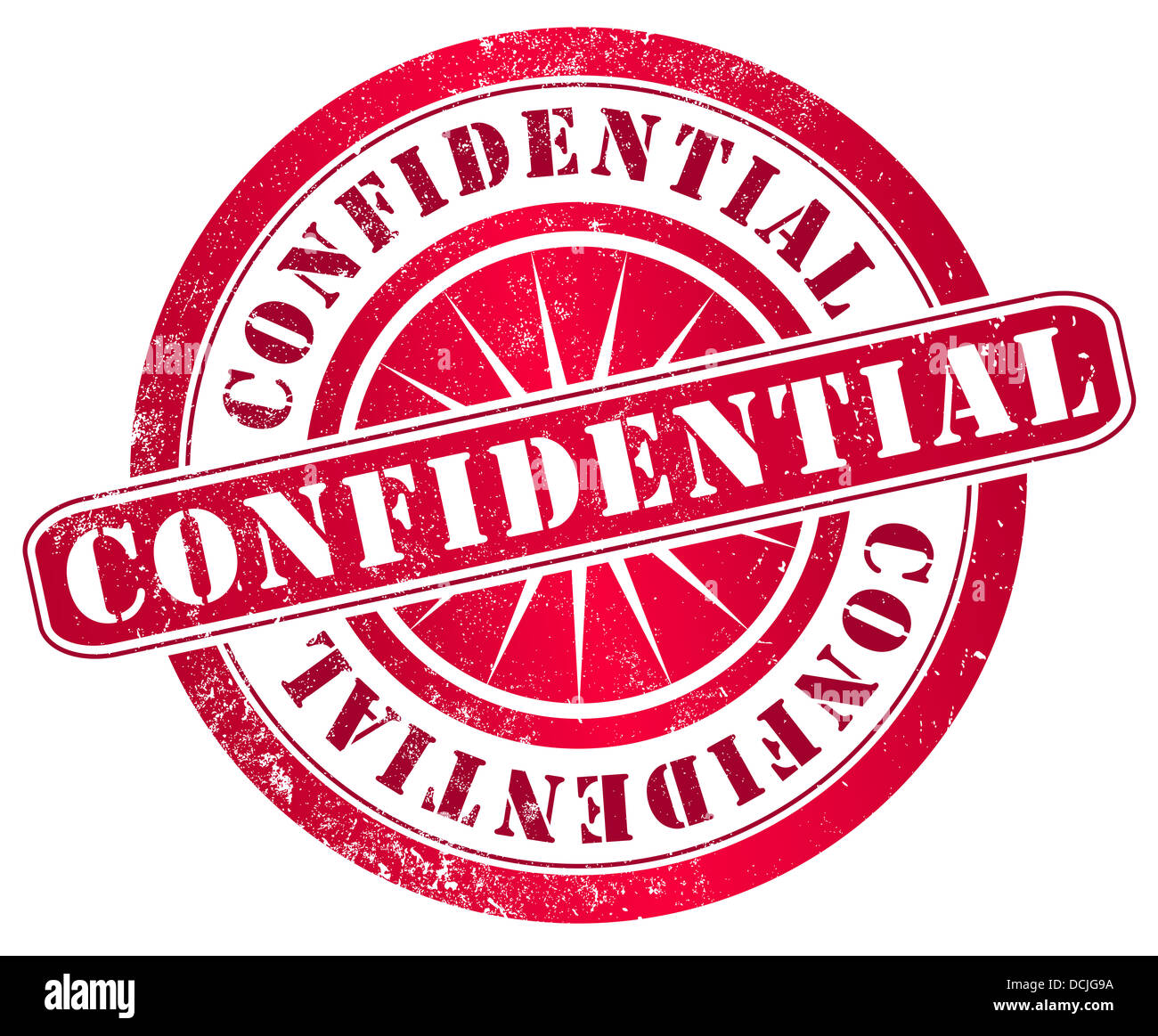confidential grunge stamp, in english language Stock Photo Alamy