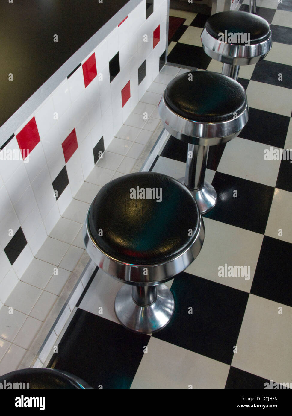 Stools diner counter hires stock photography and images Alamy