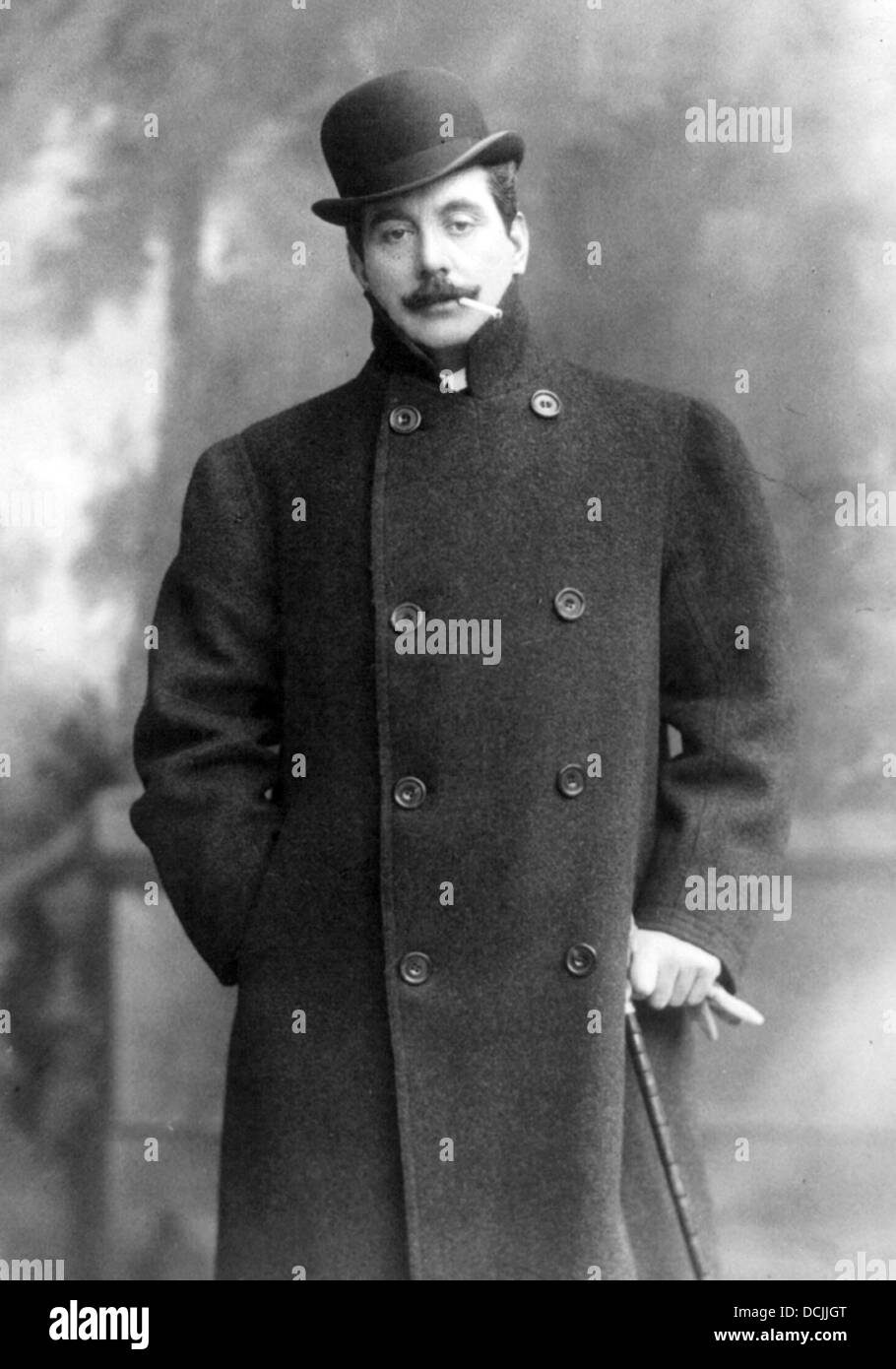 Puccini, Giacomo Puccini, Italian composer Stock Photo