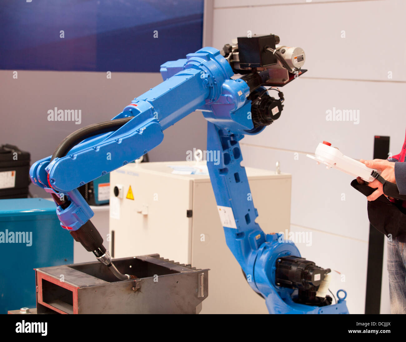 Industrial Robot Arm Stock Photo - Alamy