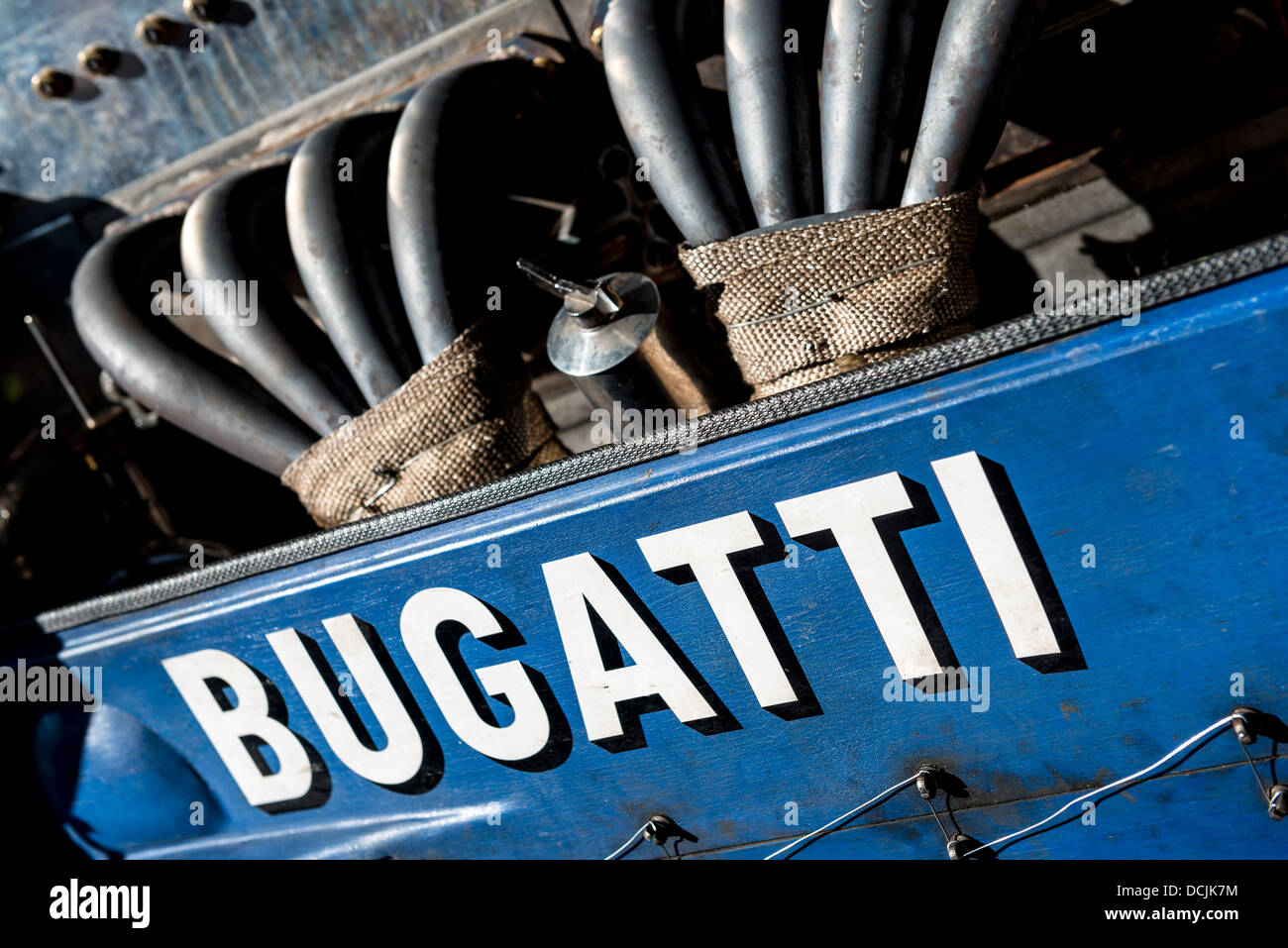 Bugatti Engine of Bugatti 35 Stock Photo
