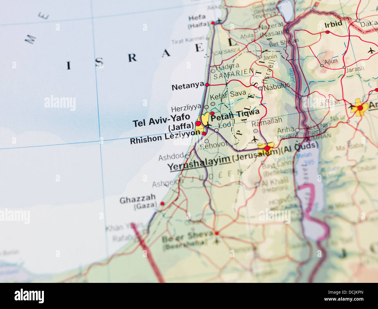 Gaza Map High Resolution Stock Photography and Images - Alamy