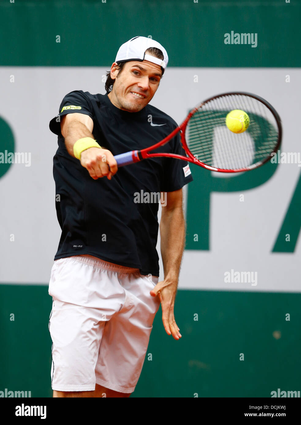 Tommy Haas (GER) in action at the French Open 2013 Stock Photo - Alamy