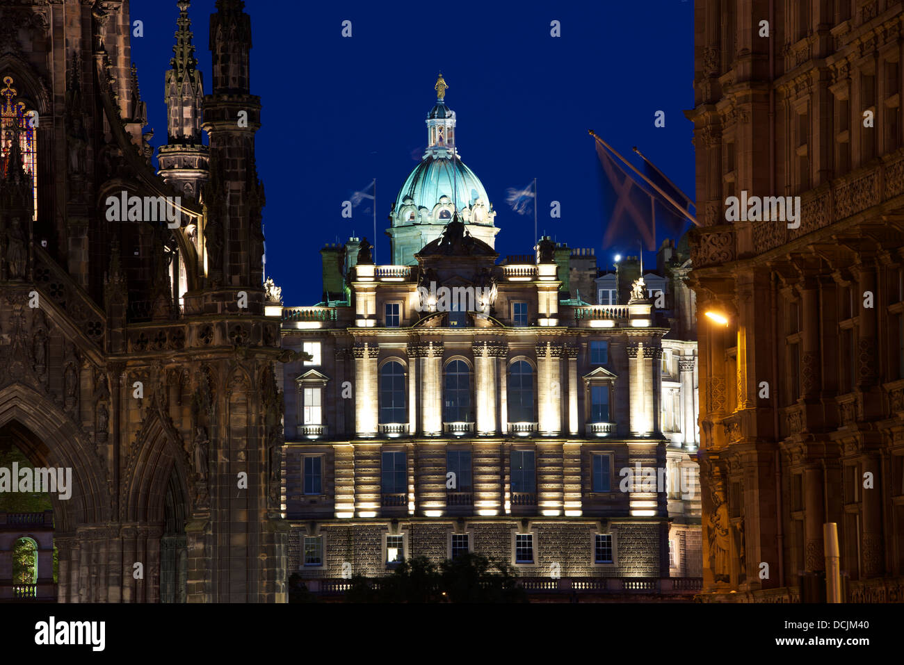 Lloyds, Bank of Scotland, the Mound, Edinburgh. Stock Photo