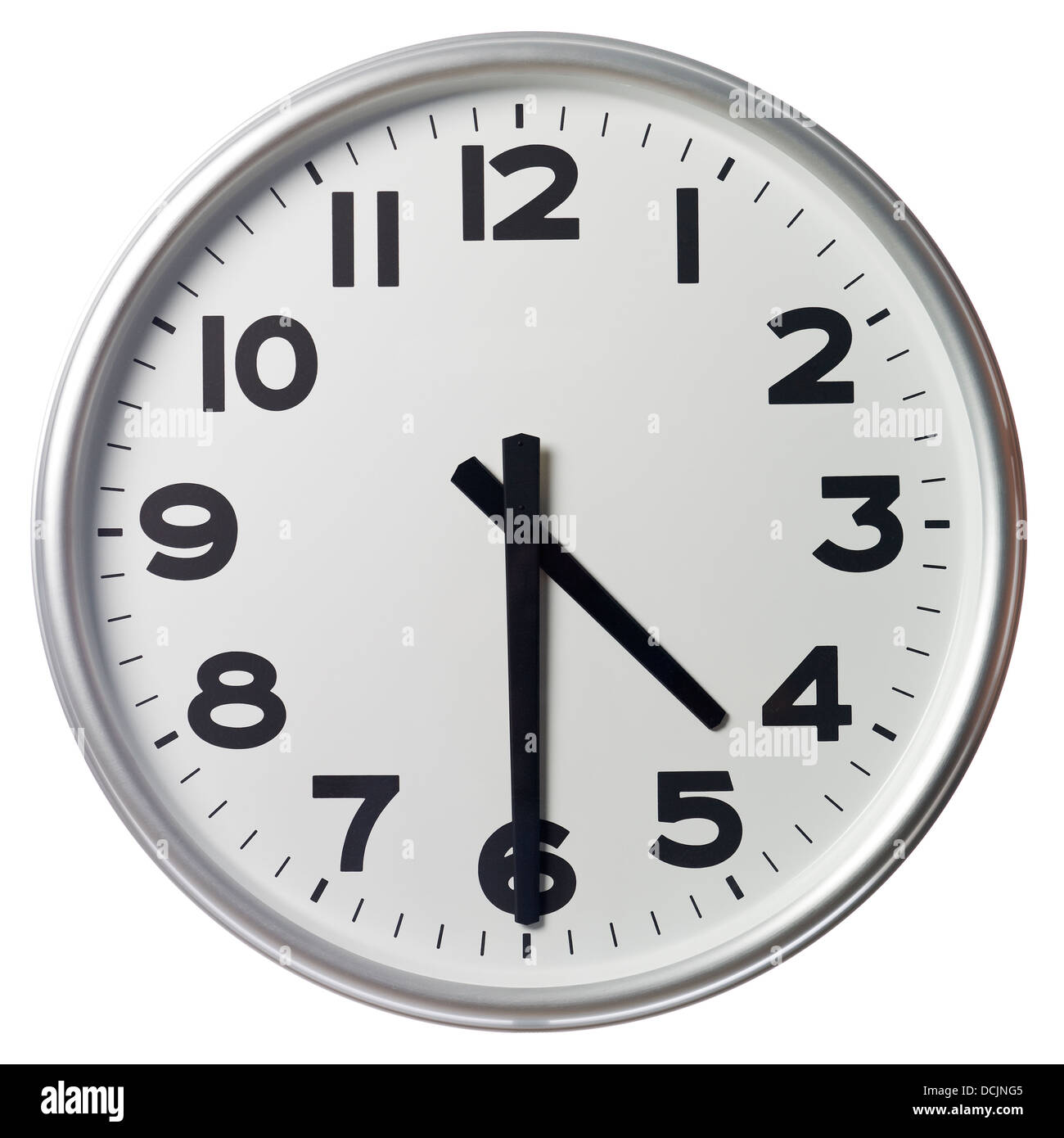 Half past four Cut Out Stock Images & Pictures - Alamy