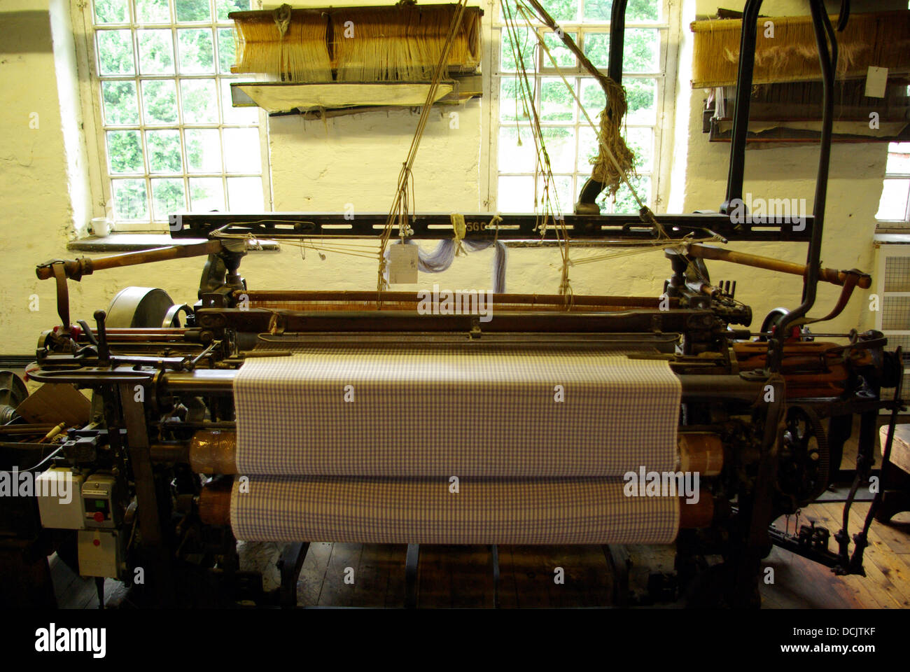 Weaving machine Stock Photo