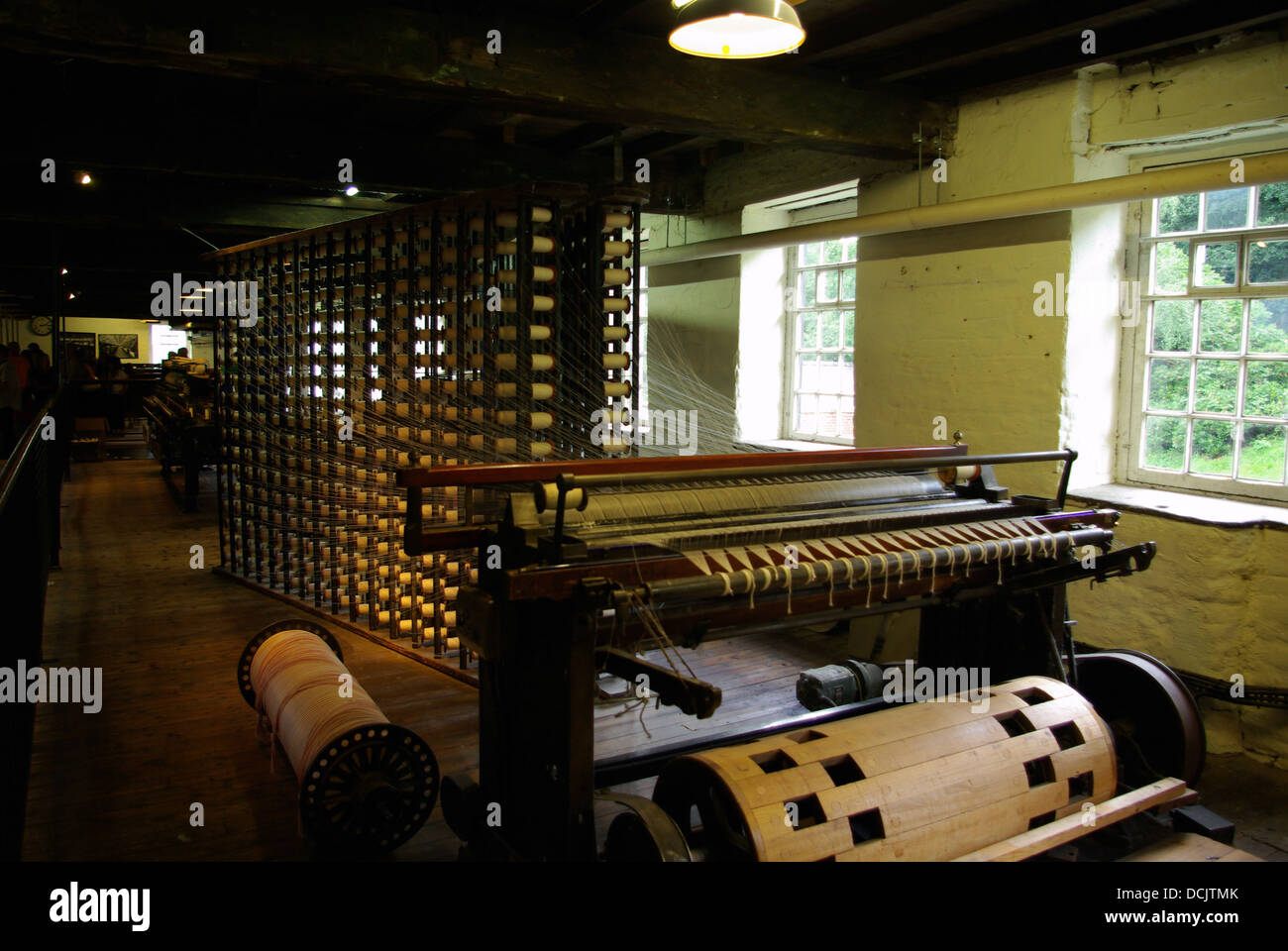 Weaving machine Stock Photo