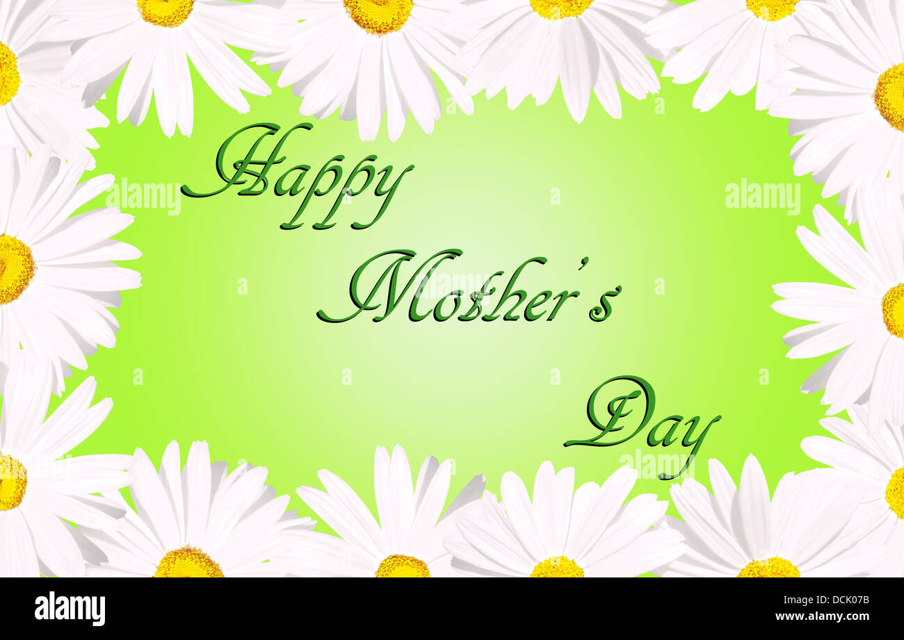 Thank you card with daisies hires stock photography and images Alamy